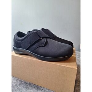 Orthofeet Wichita 825 Orthopedic Shoes Size 11‎ Wide Womens Black Hook & Loop